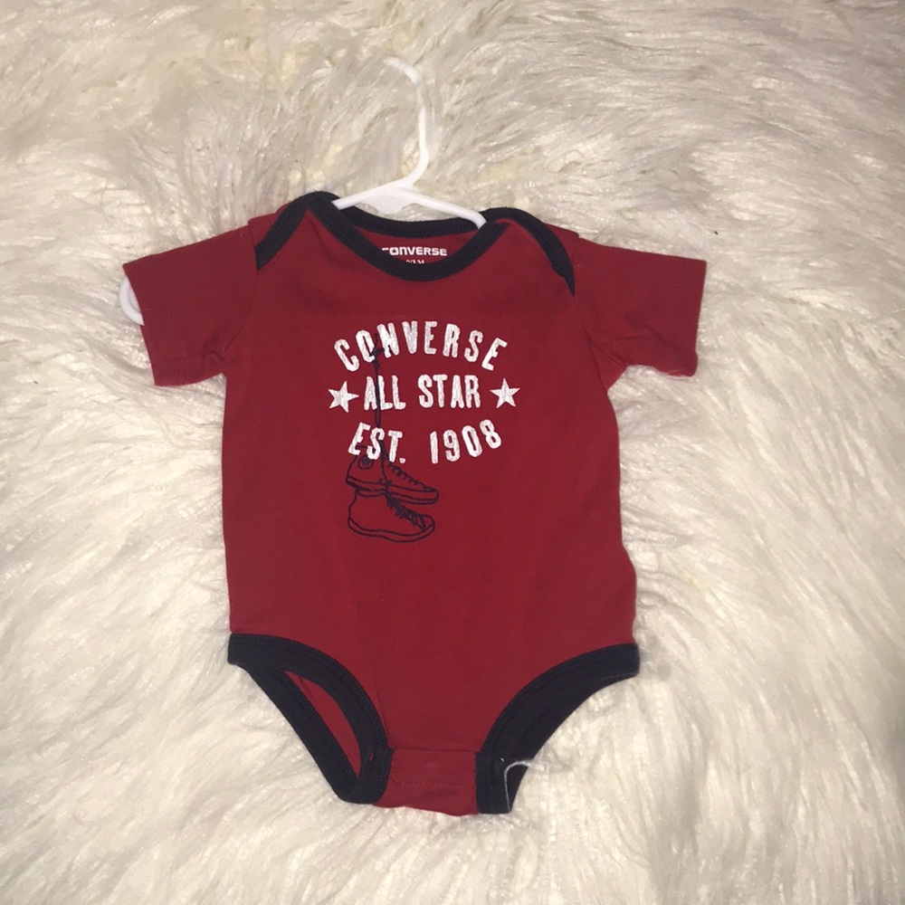 0-3 Month Converse Onesie
